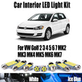 LED Interior Light Kit for VW Golf 2 3 4 5 6 7 MK2 MK3 MK4 MK5 MK6 MK7 Canbus Reading Bulbs Kit Car LED Interior Map ...