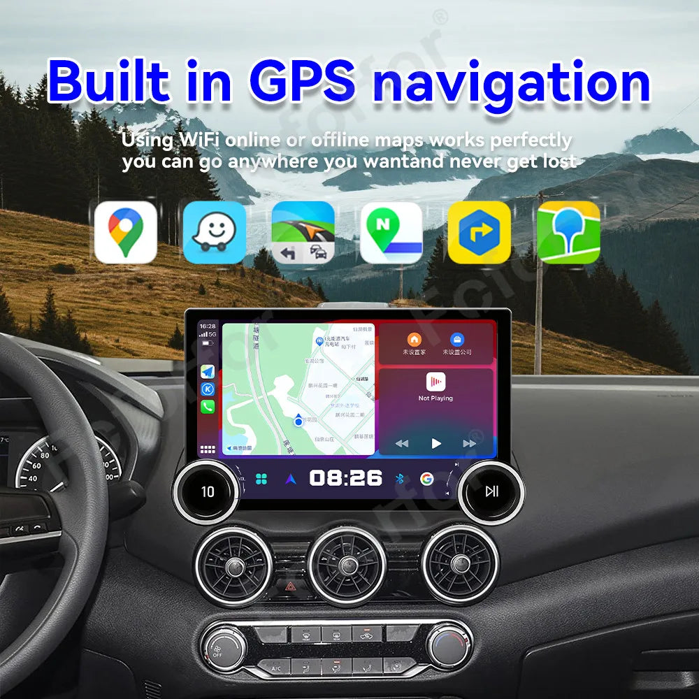 Elite Premium Modern 11.5 Inch Android 15 Full HD Touch Wireless CarPlay GPS Multimedia He