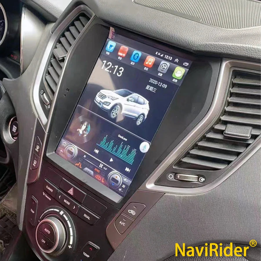 Android 14 Screen For Hyundai Santa fe 2013 2014 2015 2018 IX45 Stereo Car Radio Multimedi