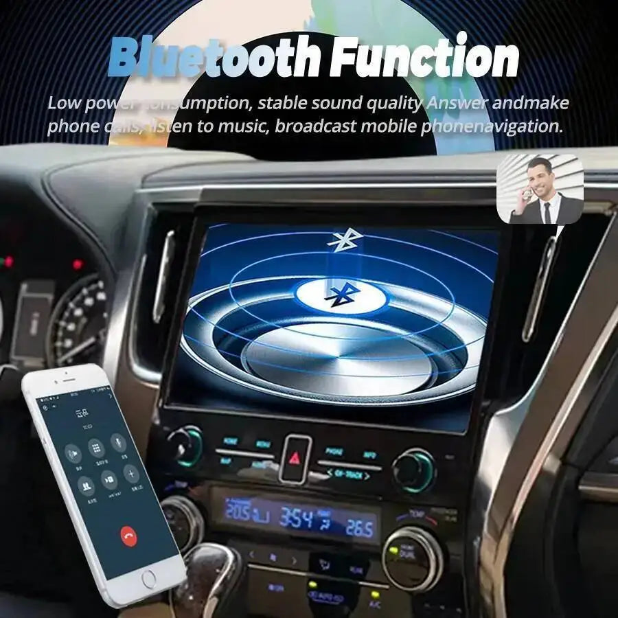 Auto Navigation Head Unit Android 14 For Toyota Alphard 30 Vellfire 2015-201911.5inch Tape