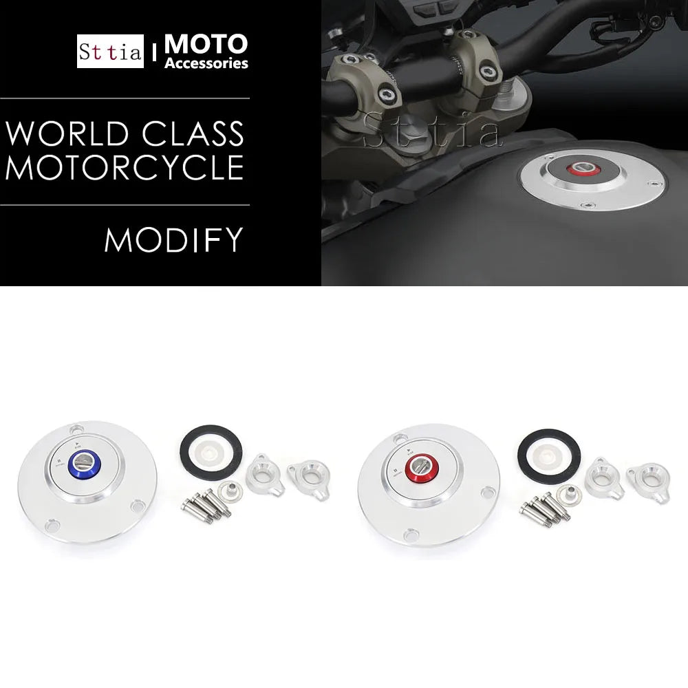 XJR 1300 New Motorcycle Fuel Tank Cap Fit For Yamaha XJR1300 2007-2014 xjr1300 CNC Aluminum Gas  - Automotive LED Light