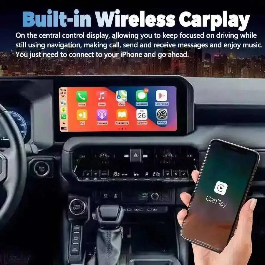 For Toyota Prado LC250 2023 2024 Car 12.3inch Android Stereo Radio Multimedia Player Auto  | AUTOKITSHOP