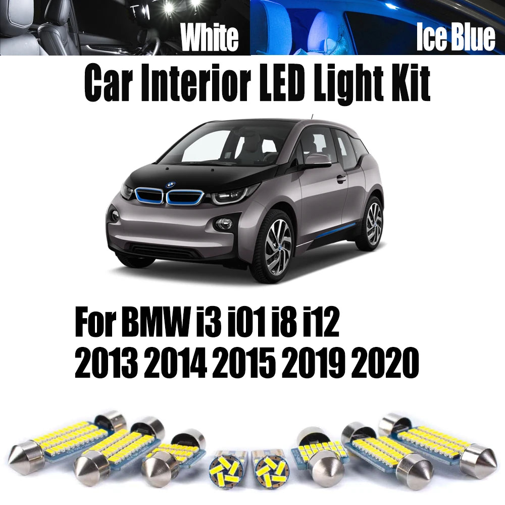 LED Interior Light Kit for BMW i3 i01 i8 i12 - Canbus Error-Free Bulbs | AUTOKITSHOP