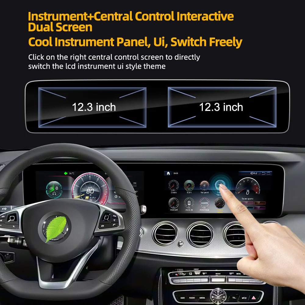 24.6" Screen Stereo Carplay For Mercedes Benz W213 2016-2020 Car Radio Android14 Auto GPS  | AUTOKITSHOP