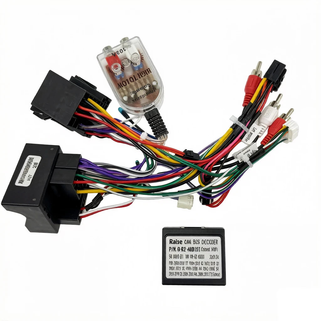 Car radio power harness audio converter and protocol box suitable For Audi TT A3 S3 RS3 A4