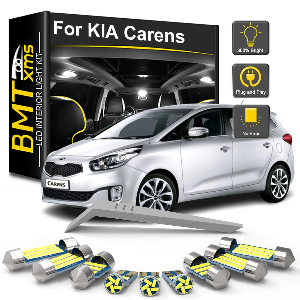 LED Interior Light Kit for KIA Carens Rondo 1999-2013 - Canbus Dome Map Door Trunk Bulbs | AUTOKITSHOP