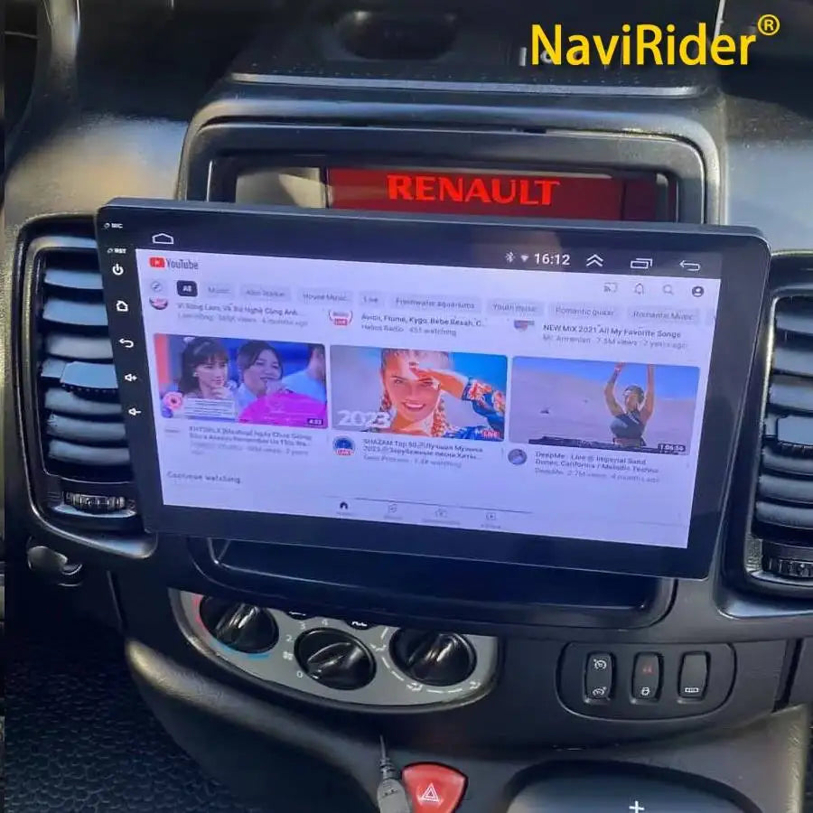 For Nissan Primastar Opel Vivaro Vauxhall Vivaro Renault Trafic II Car Radio Multimedia Vi