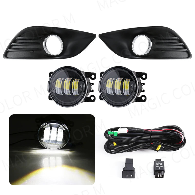 For Ford Focus Focus 2 MK2 2009 2010 2011 Fog Lamps LED DRL Daytime Running Lights Halogen | AUTOKITSHOP