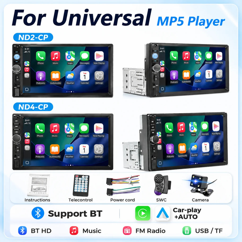 7inch 1 din MP5 Player Car Radio For Universal Autoradio Multimedia Player With Carplay An