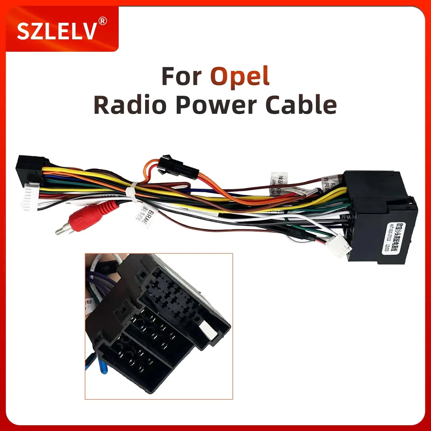 Universal Car Power Cable Premium Wiring Harness For Opel Astra Vectra Vivaro Autoradio Mu