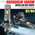 H7 H4 Led Canbus Lights for Car High Power Headlight Ultra Powerful Turbo Bulb Motorcycle