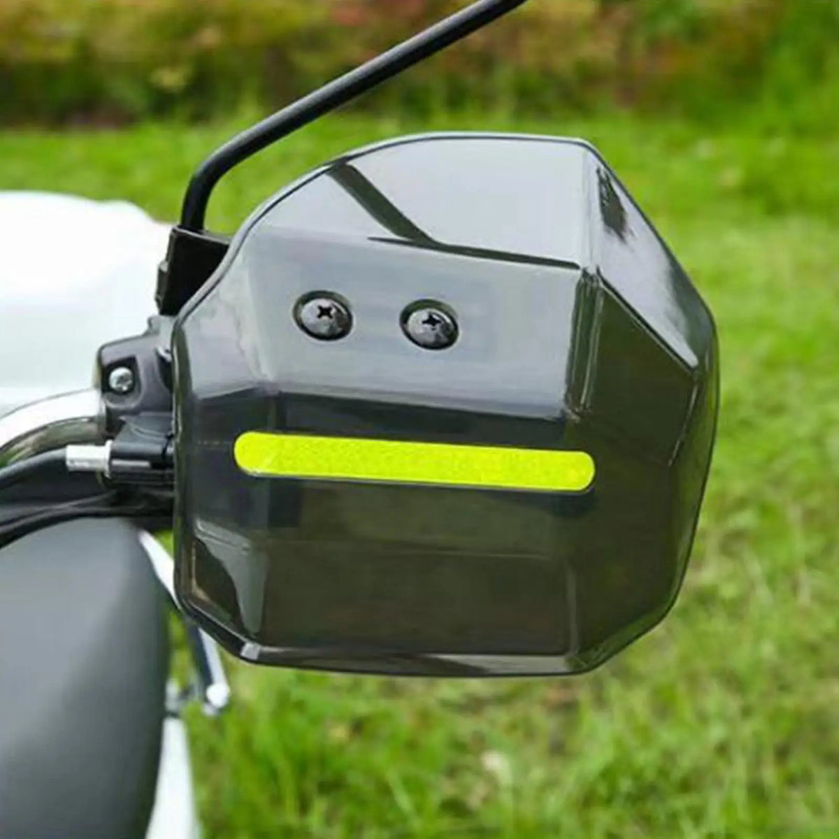 2x Motorcycle Handguards Handle Protectors Hand Guards Professional Rainproof Universal Handleba - Automotive LED Light