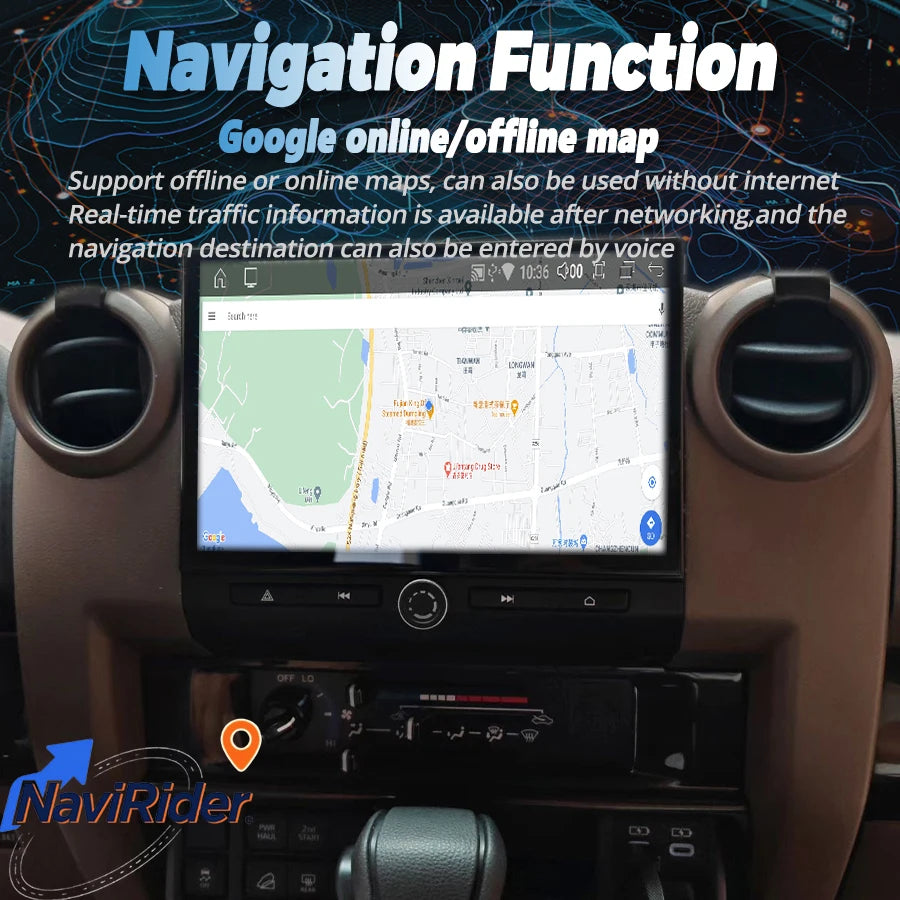 11.5inch Screen Multimedia Player For Toyota Land Cruiser LC70 LC76 LC79 2007-2024 Android