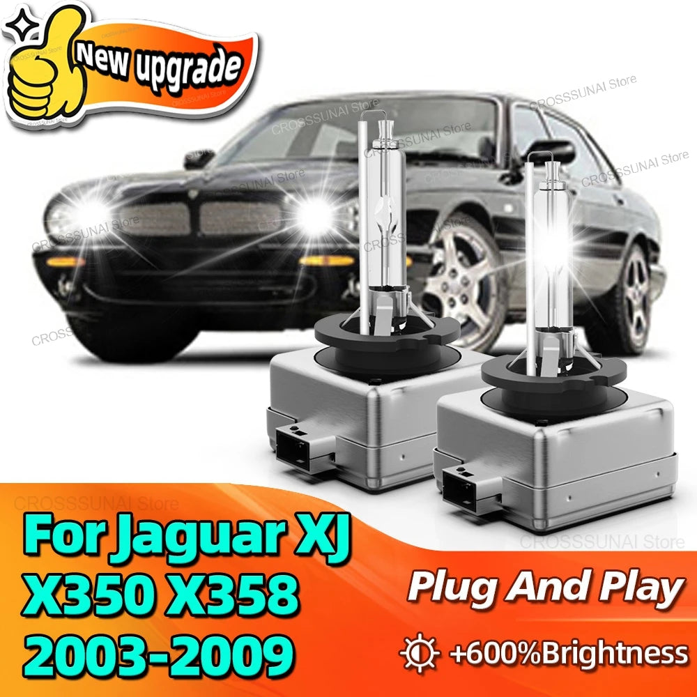 Auto Light 6000K D1S 35W Xenon HID Bulbs Car Headlight Replacement For Jaguar XJ X350 X358
