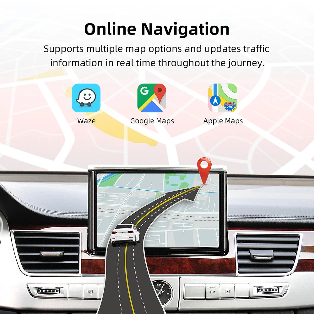 Wireless CarPlay Android Auto For Audi A8 2010–2017 Interface Mirror Link AirPlay Autolink