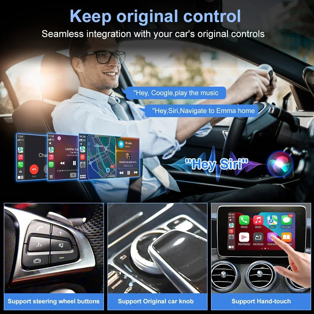 AUTOABCWireless Android Auto Wireless CarPlay for NTG4.5 NTG5.0 Mercedes Benz A B C E Clas