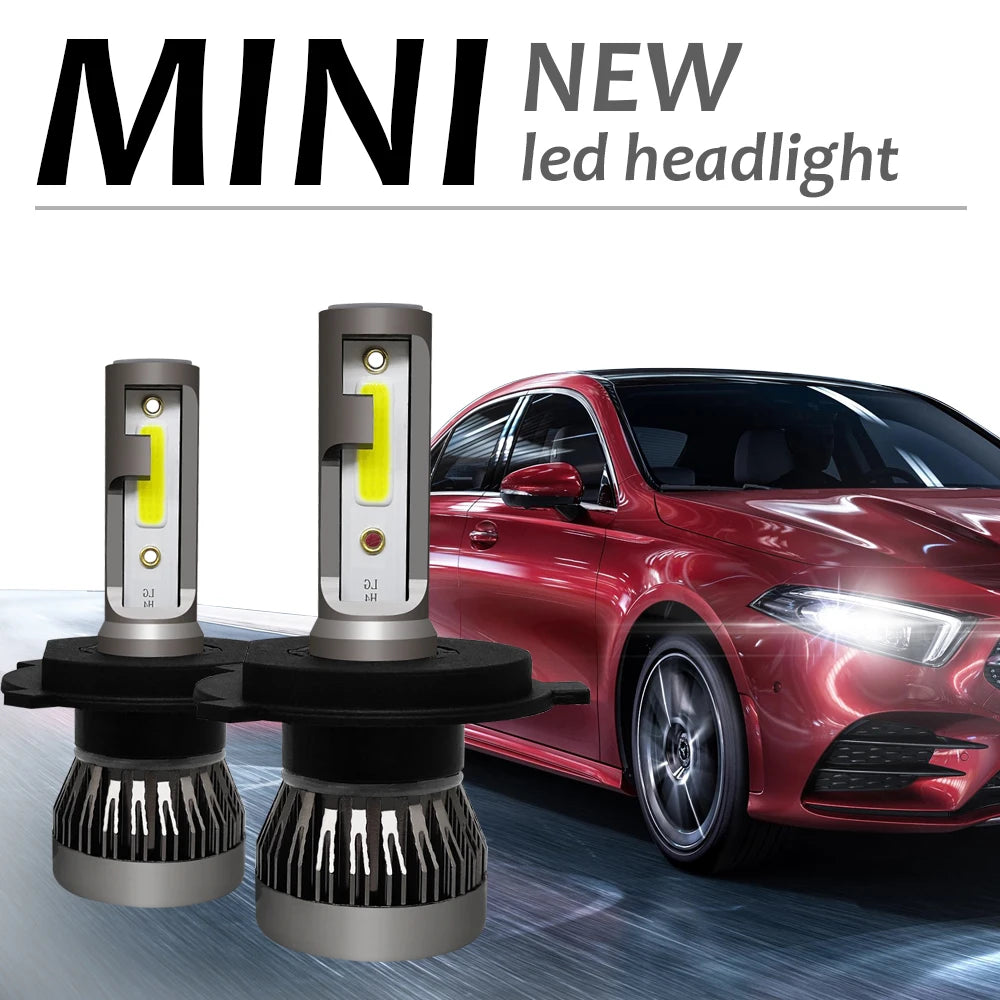2Pcs H4 H1 H3 H11 H7 LED Car Headlight 200W 20000LM 6000K Canbus Error Free Car Auto Headlamp Led Lights For Car Fog Light