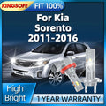 2/4Pcs LED Headlight Bulb 9570 CSP LED Car Lights H11 H7 6000K Wireless For Kia Sorento 20
