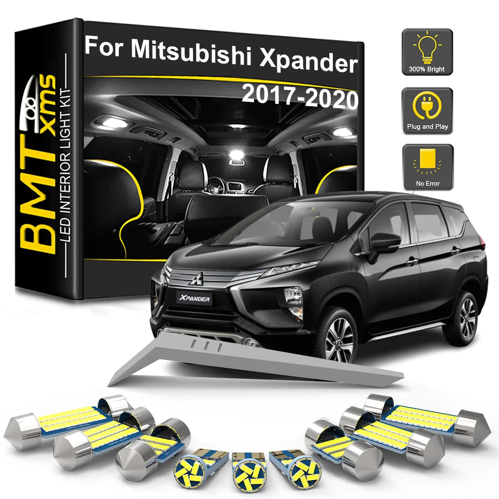 6-Piece LED Interior Light Kit for Mitsubishi Xpander - Canbus Error-Free Bulbs | AUTOKITSHOP