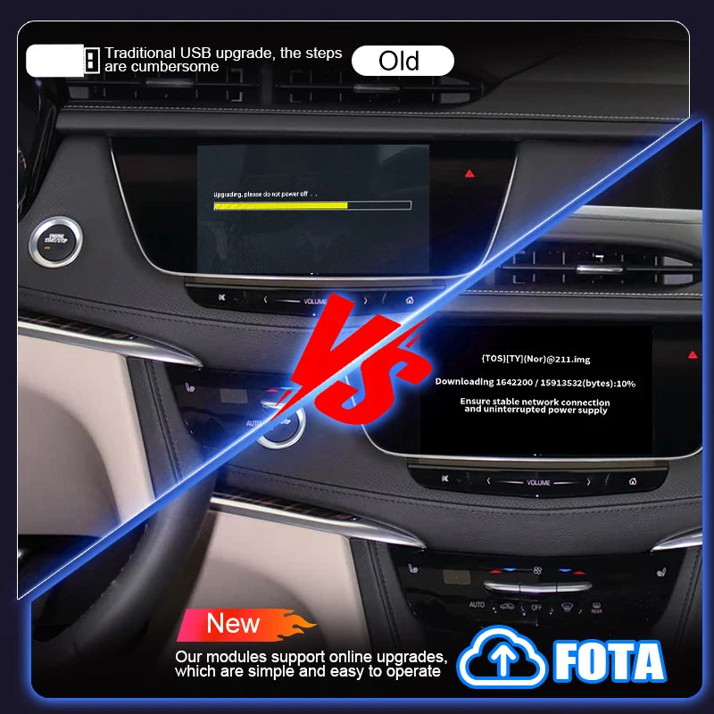 Wireless CarPlay Decoder For Cadillac XT5 2016-2019 8'' HMI 2.0 Android Auto Mirror Link A