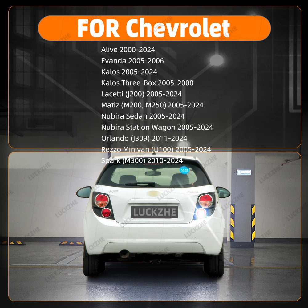 2-Piece LED Interior Light Kit for Alive Evanda Kalos Lacetti Matiz Nubira Orlando Rezzo Minivan Spark BA15S Backup R...