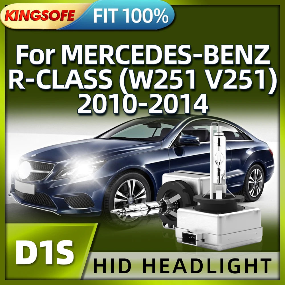Roadsun HID Xenon D1S Car Headlight 6000K White Light For MERCEDES-BENZ R-CLASS W251 V251
