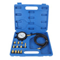 12Pcs Car Engine Oil Pressure Gauge 0 to 500psi Transmission Fluid Tester Tool Kit Automatic Gea - Automotive LED Light