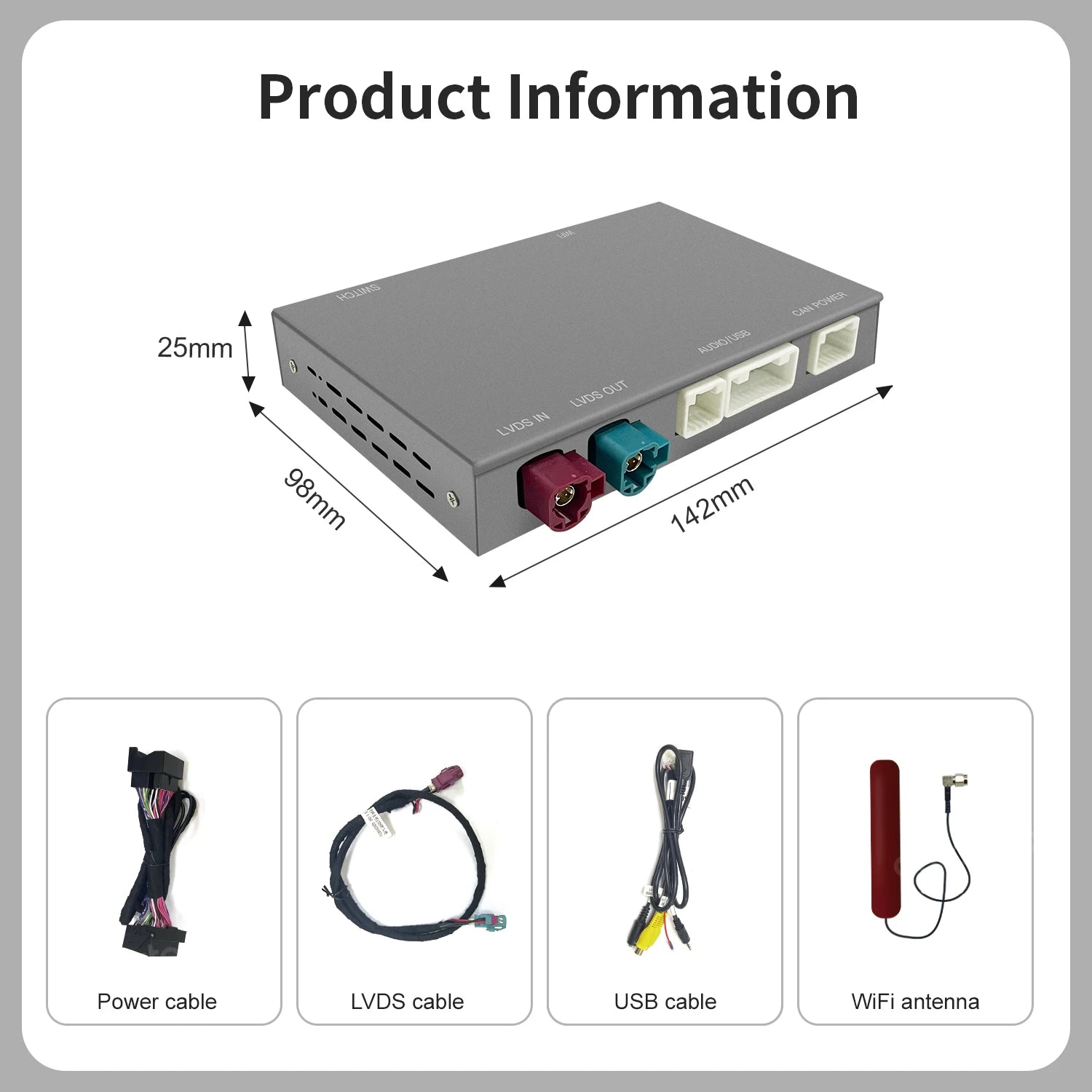 Wireless CarPlay Android Auto For Bosch Harman Host Rover Discovery 5 Evoque Discovery Spo
