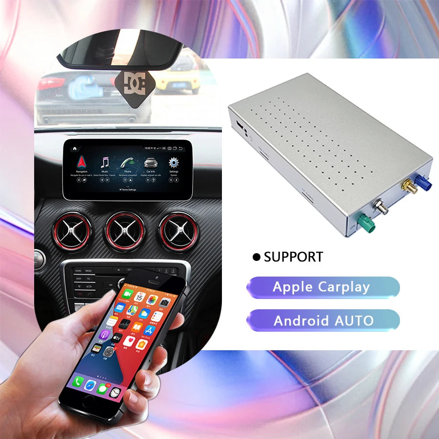 Decoder Box Upgrade Upgrade NTG 6.0 Wireless CarPlay For Mercedes Benz A B GLA GLB CLA-Cla
