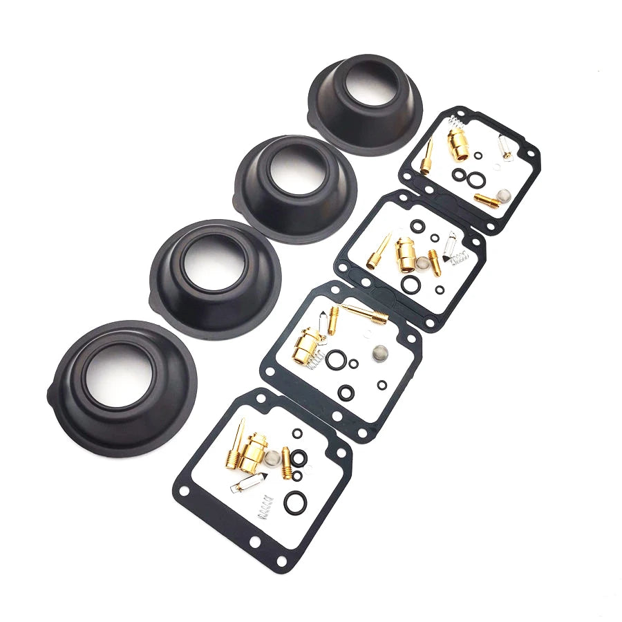 4sets/lot Carburetor Rebuild kit with diaphragm Vacuum for YAMAHA XJ550 1981-1983