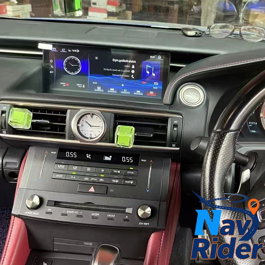 Stereo 4G WiFi Car Multimedia Player CarPlay 10.25“ RHD Android Screen For Lexus IS RC 200