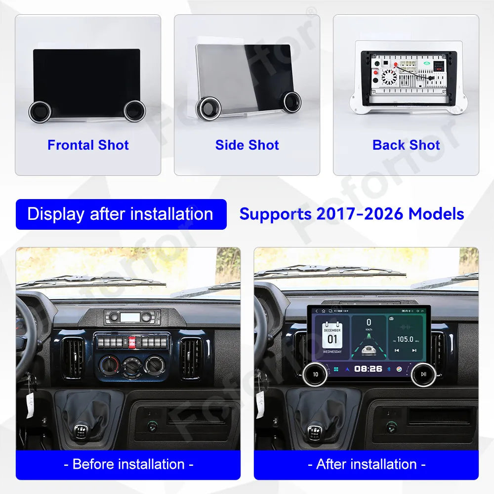 HD GPS Navigation DSP Car Multimedia Player 11.5 Inch Ultra Clear Touch Android 15 Stereo