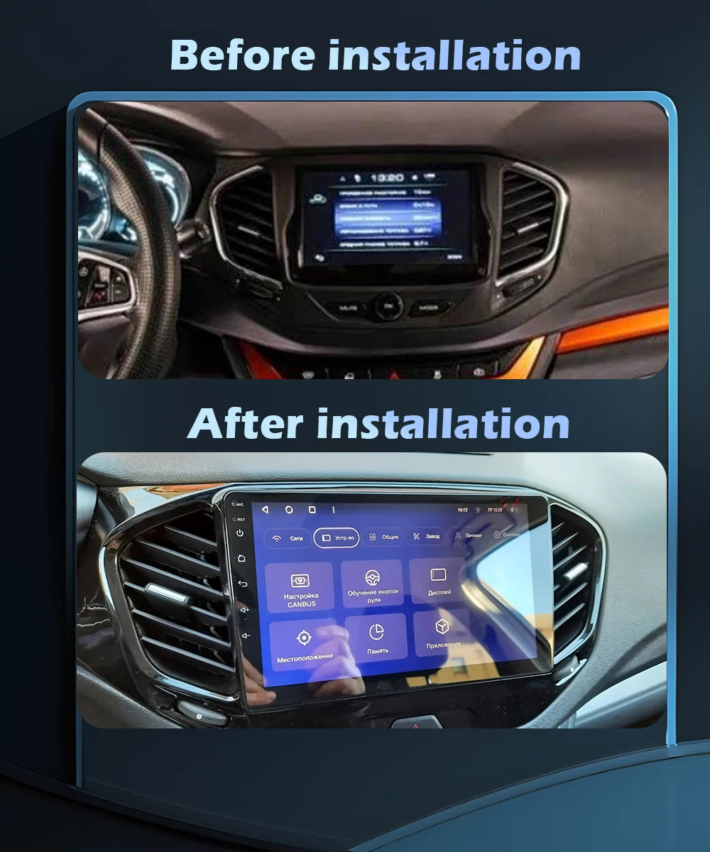 Android 16 For LADA Vesta Cross Sport 2015-2022 Car Radio Multimedia Video Player Navigati