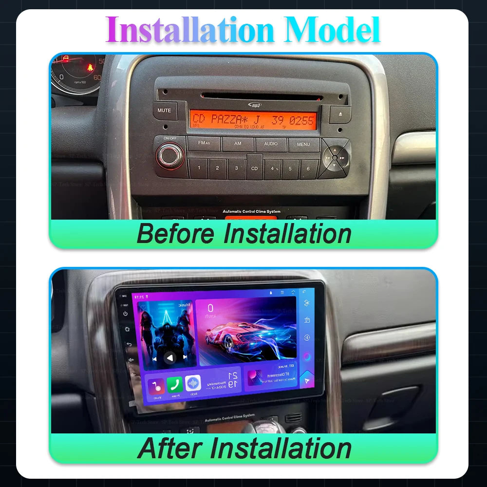 Car Radio Android 16 For Fiat Croma 2005 2006 2007 2008 2009 2010 Multimedia Video Player  | AUTOKITSHOP