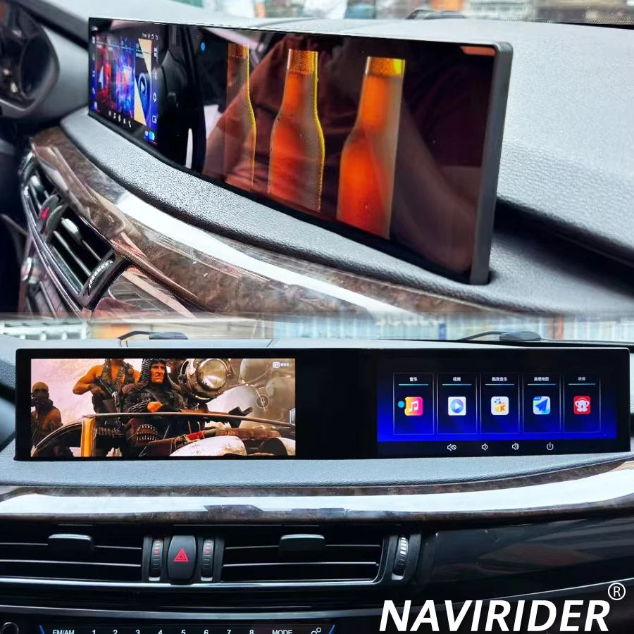 21" Curved Screen Car Radio For BMW X5 X6 E70 E71 CIC CCC 07-13 F15 F16 NBT 14-17 EVO 2018 | AUTOKITSHOP