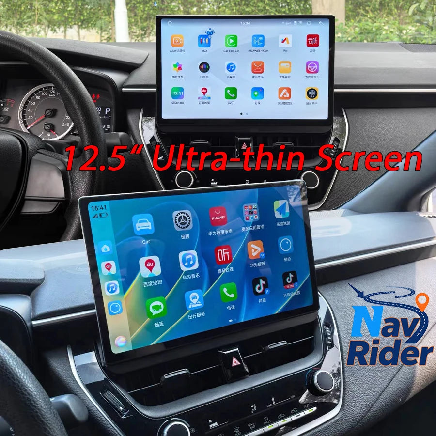 12.5“ Ultra-thin Screen Android Screen For Toyota Corolla 2019-2025 Head Unit Multimedia W