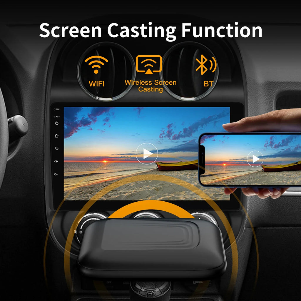 Android Mini Ai BOX Wired To Wireless CarPlay Box Android Auto Support Netflix YTB for VW  | AUTOKITSHOP