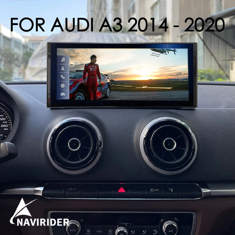 12.3Inch 1920*720 Qled Screen For AUDI A3 2014 - 2020 Android 13 Car Radio Multimedia Vide