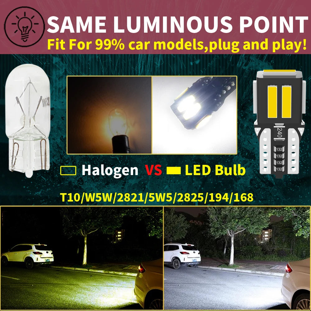 LED Interior Light Kit for Toyota Corolla Camry E150 - Canbus Error-Free Interior Bulbs