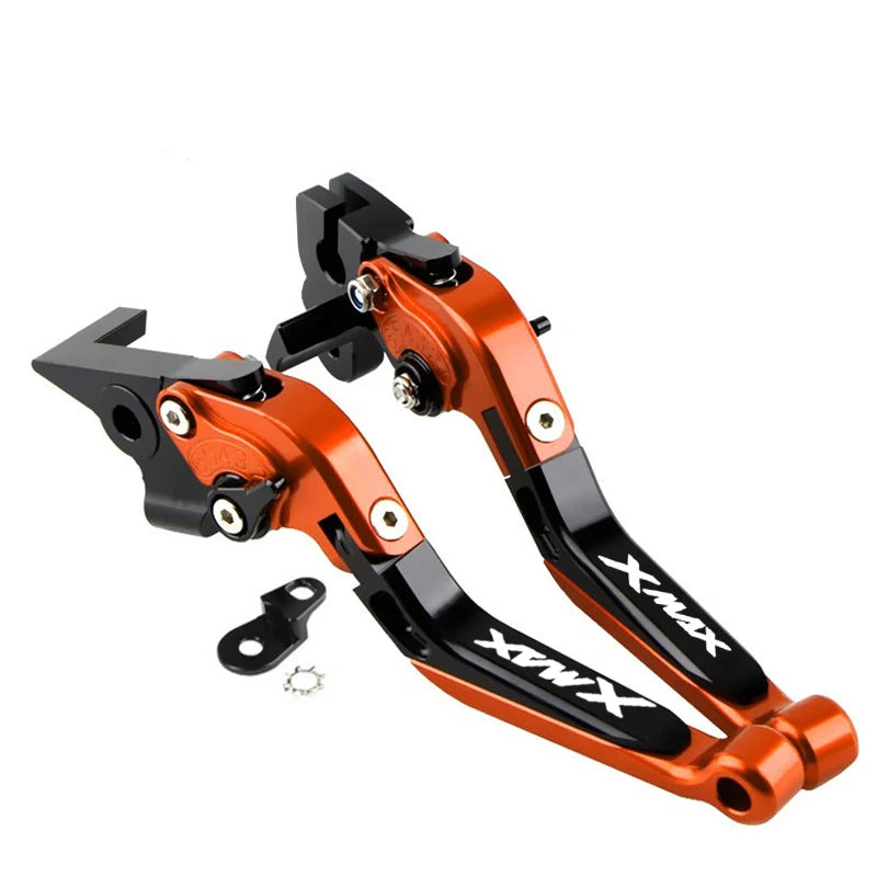 Fit For XMAX 300/250/125/400 2023-Present Parking Brake Lever Set Folding Handle Levers with Par - Automotive LED Light