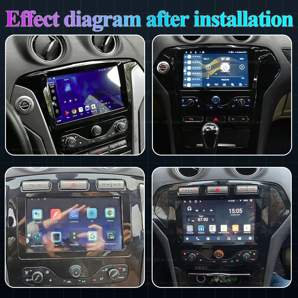 Android 16 For Ford Mondeo Mk4 Multimedia 2007-2014 Car Radio Player Navigation Gps Stereo | AUTOKITSHOP