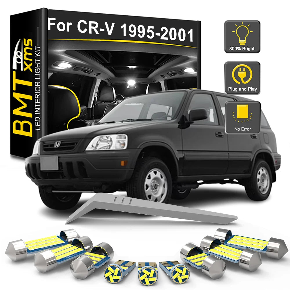 8-Piece LED Interior Light Kit for Honda CR-V CRV MK1 I - Canbus Error-Free Bulbs | AUTOKITSHOP