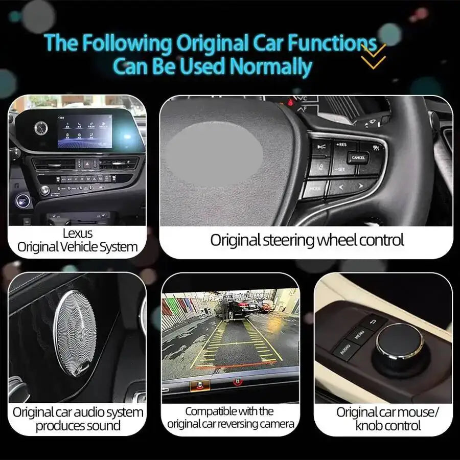 Linux 12.3inch Car Radio Screen For Lexus ES ES300h ES350h ES300 ES330 ES350 2013 -2022 Ca