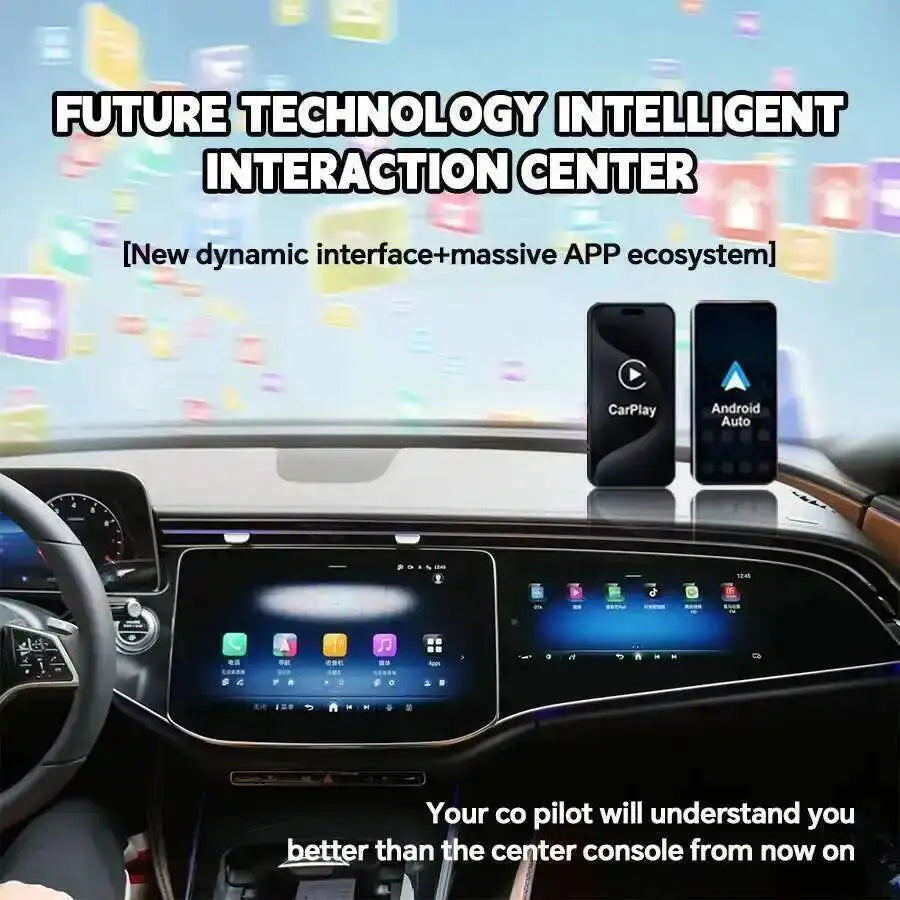 For Mercedes BENZ E Class E260 E300 W214 2024 Car Radio Stereo Carplay Navigation Car Co P