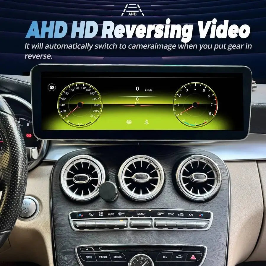 14.9inch For Mercedes Benz C Class GLC 2015-2018 NTG 5.0 Car Radio Android 15 Multimedia V | AUTOKITSHOP