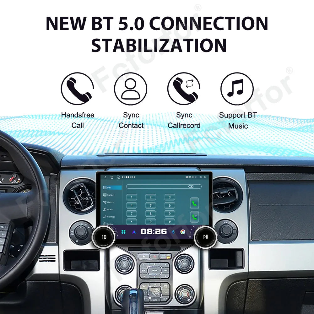 Android 15 Ultra Large Full HD Touch Display 11.5 Inch Wireless CarPlay GPS Navi Radio Hea