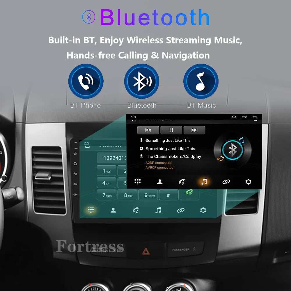 Android 16 For Mitsubishi Outlander xl 2 2005-2012 For Citroen C-Crosser For Peugeot 4007