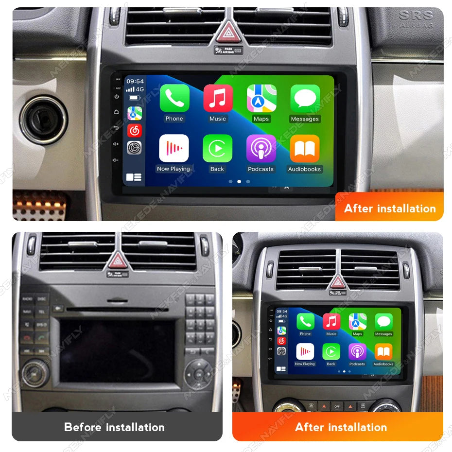 Android 14 Car radio For Mercedes Sprinter Benz B200 Vito W639 Viano B Class W169 W245 W20