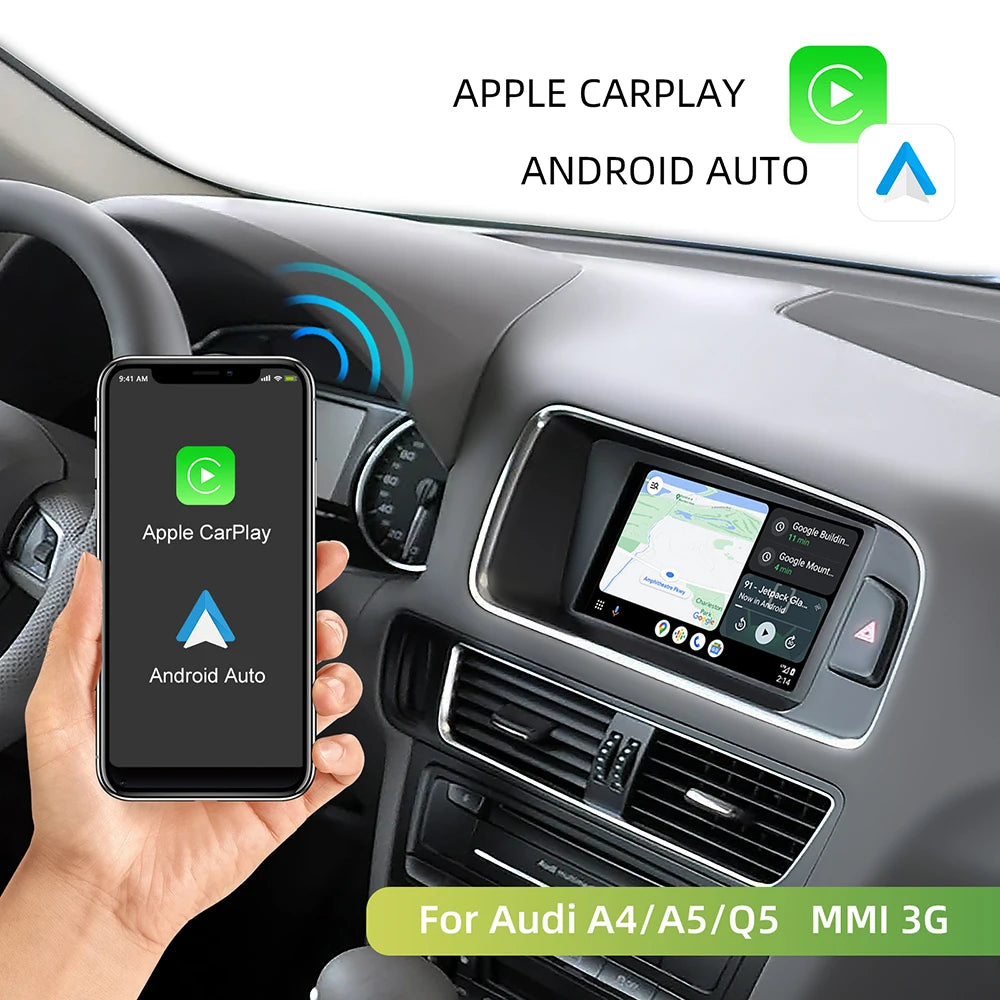 Wireless CarPlay For Audi A4 A5 2008-2016 Q5 2010-2018 Android Auto Mirror Link AirPlay Na | AUTOKITSHOP