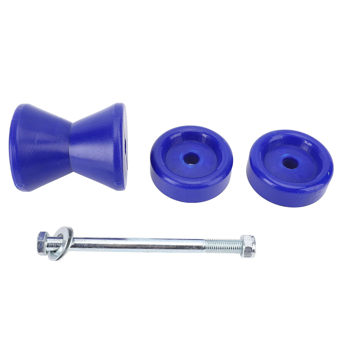 90mm Boat Trailer Bow Roller Shock Absorbing Wearproof Impact Protection PVC Bow Stop Bell Rolle - Automotive LED Light